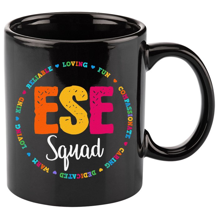 Matching ESE Squad First Last Day Team Teacher Student Tribe 11oz C Handle Ceramic Mug