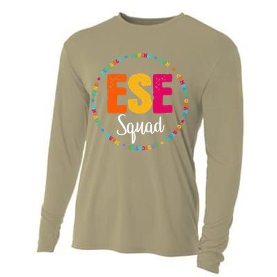 Matching ESE Squad First Last Day Team Teacher Student Tribe Cooling Performance Long Sleeve Crew