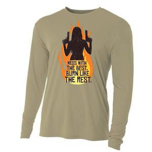 Mess With The Best Burn Like The Rest Cooling Performance Long Sleeve Crew