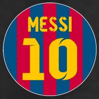 Messi Number 10 Retired Soccer Jersey 7 Panel Mesh Trucker Snapback Hat