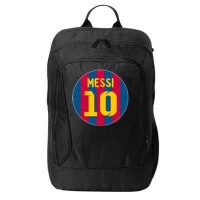 Messi Number 10 Retired Soccer Jersey City Backpack