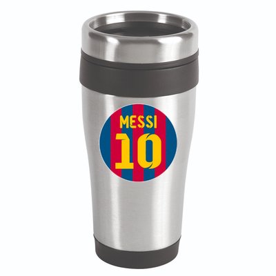 Messi Number 10 Retired Soccer Jersey 16oz Travel Tumbler