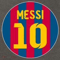 Messi Number 10 Retired Soccer Jersey Cotton Canvas Backpack