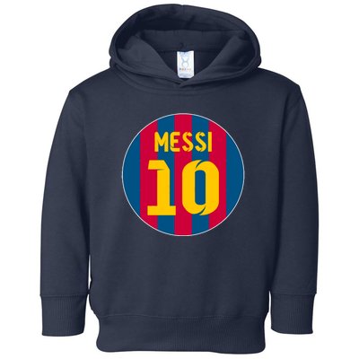 Messi Number 10 Retired Soccer Jersey Toddler Hoodie