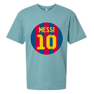 Messi Number 10 Retired Soccer Jersey Sueded Cloud Jersey T-Shirt