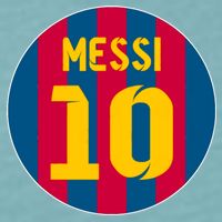 Messi Number 10 Retired Soccer Jersey Sueded Cloud Jersey T-Shirt