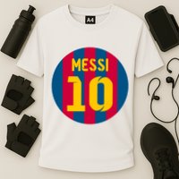 Messi Number 10 Retired Soccer Jersey Performance Shirt