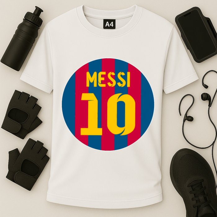 Messi Number 10 Retired Soccer Jersey Performance Shirt