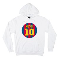 Messi Number 10 Retired Soccer Jersey Hoodie