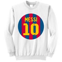 Messi Number 10 Retired Soccer Jersey Sweatshirt
