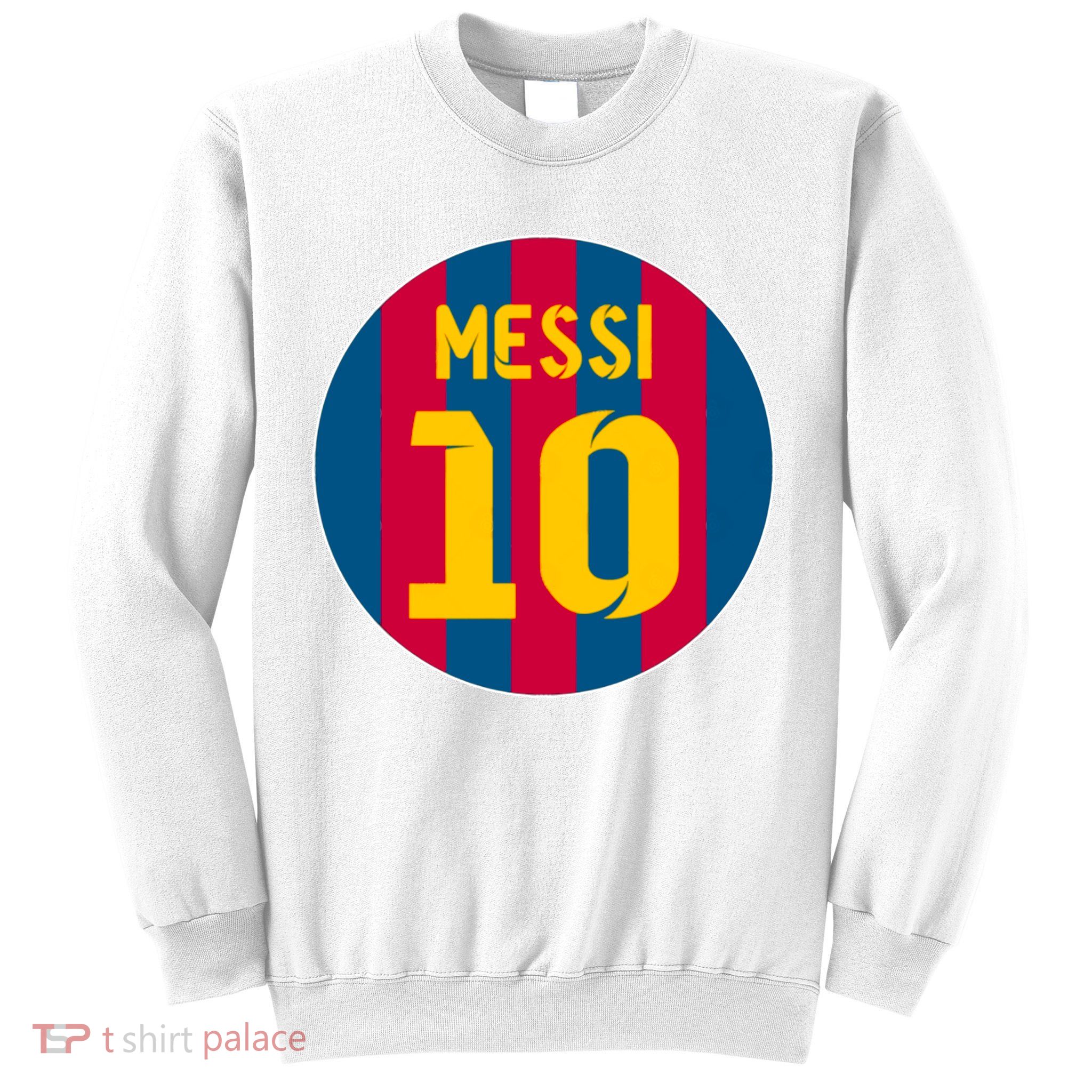 Messi Number 10 Retired Soccer Jersey Sweatshirt
