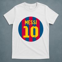 Messi Number 10 Retired Soccer Jersey T-Shirt
