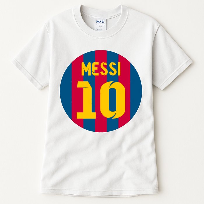 Messi Number 10 Retired Soccer Jersey Tall T-Shirt