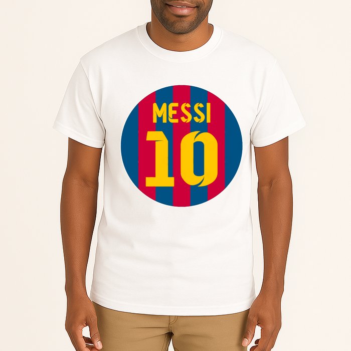 Messi Number 10 Retired Soccer Jersey Tall T-Shirt