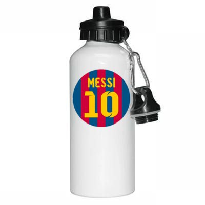 Messi Number 10 Retired Soccer Jersey Aluminum Water Bottle