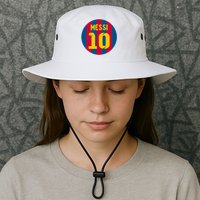 Messi Number 10 Retired Soccer Jersey Bucket Hat