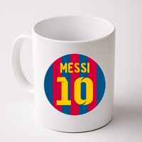 Messi Number 10 Retired Soccer Jersey Mug