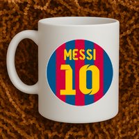 Messi Number 10 Retired Soccer Jersey Mug
