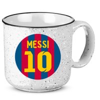 Messi Number 10 Retired Soccer Jersey 15oz Campfire Ceramic Mug