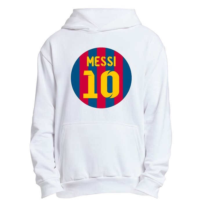 Messi Number 10 Retired Soccer Jersey Urban Pullover Hoodie