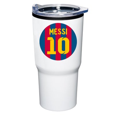 Messi Number 10 Retired Soccer Jersey Tumbler