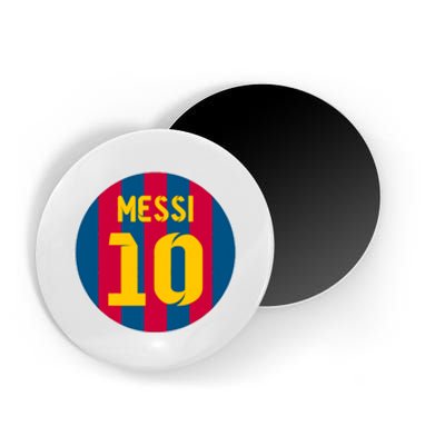 Messi Number 10 Retired Soccer Jersey Magnet