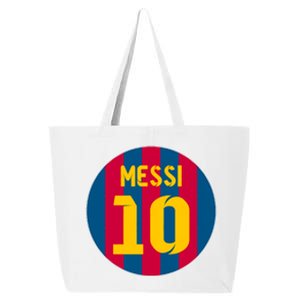 Messi Number 10 Retired Soccer Jersey 25L Jumbo Tote