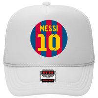 Messi Number 10 Retired Soccer Jersey Trucker Hat