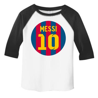 Messi Number 10 Retired Soccer Jersey Toddler Fine Jersey T-Shirt