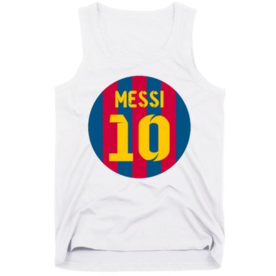 Messi Number 10 Retired Soccer Jersey Tank Top