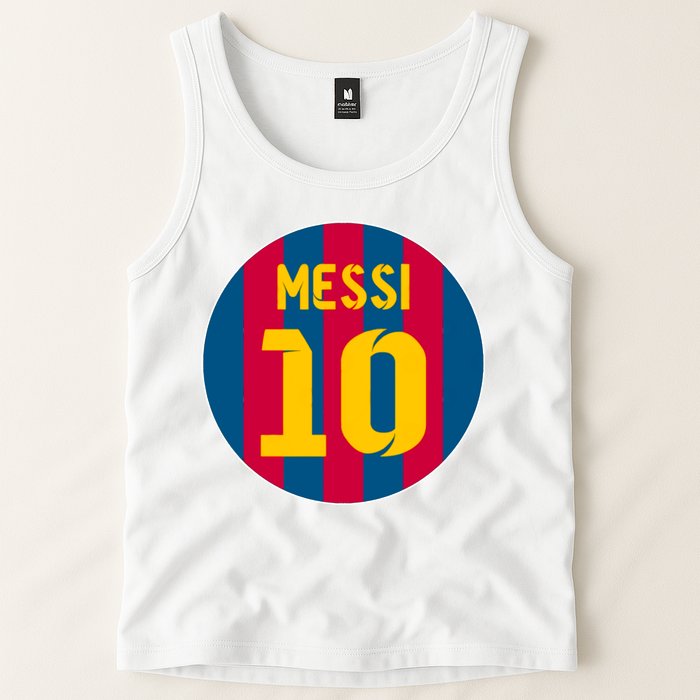 Messi Number 10 Retired Soccer Jersey Tank Top