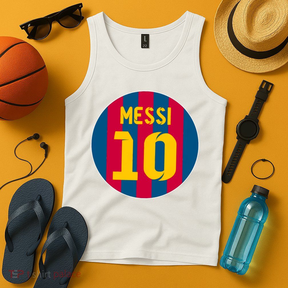 Messi Number 10 Retired Soccer Jersey Tank Top