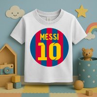 Messi Number 10 Retired Soccer Jersey Toddler T-Shirt