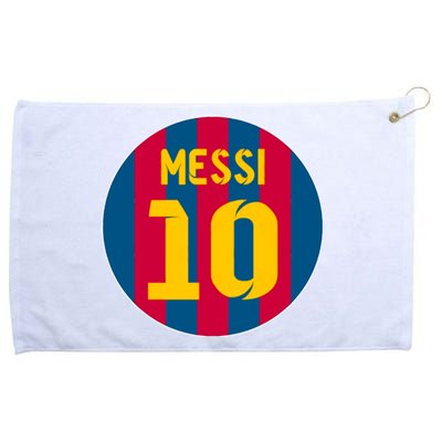 Messi Number 10 Retired Soccer Jersey Grommeted Golf Towel