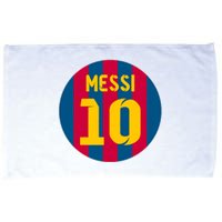 Messi Number 10 Retired Soccer Jersey Microfiber Hand Towel