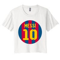 Messi Number 10 Retired Soccer Jersey Crop Top