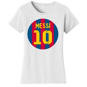 Messi Number 10 Retired Soccer Jersey Women's T-Shirt