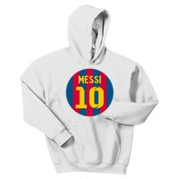 Messi Number 10 Retired Soccer Jersey Kids Hoodie