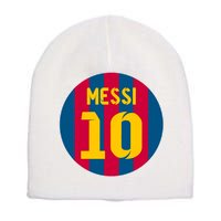 Messi Number 10 Retired Soccer Jersey Short Acrylic Beanie