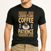 Messy Bun Lesson Plans Funny Teacher Performance Shirt