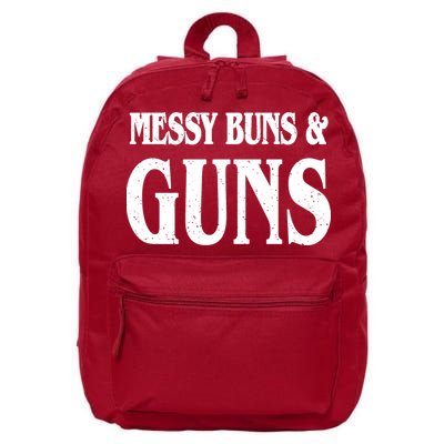 Messy Buns And Guns 16 in Basic Backpack