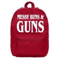 Messy Buns And Guns 16 in Basic Backpack