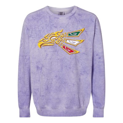 Mexican Eagle Tribal Style Hecho En Mexico Colorblast Crewneck Sweatshirt