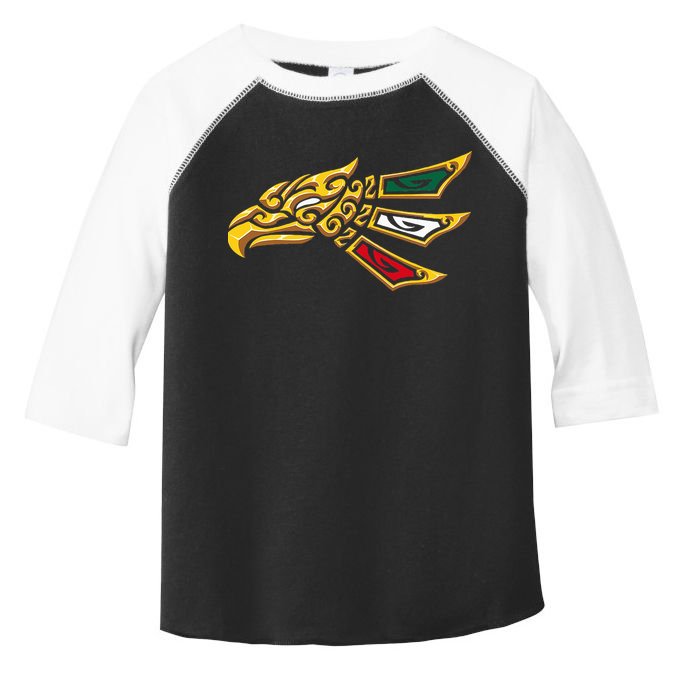 Mexican Eagle Tribal Style Hecho En Mexico Toddler Fine Jersey T-Shirt