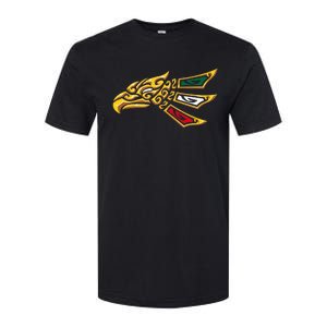 Mexican Eagle Tribal Style Hecho En Mexico Softstyle CVC T-Shirt