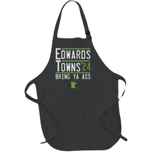 Minnesota Edwards Towns Bring Ya Ass 2024 Full-Length Apron With Pockets