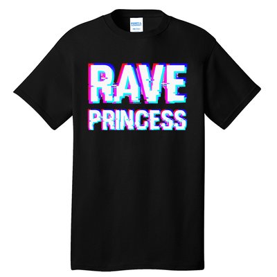 Music EDM Techno Rave Princess Tall T-Shirt