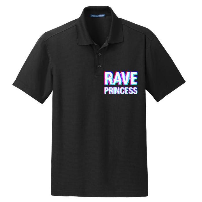 Music EDM Techno Rave Princess Dry Zone Grid Polo