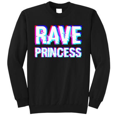 Music EDM Techno Rave Princess Tall Sweatshirt