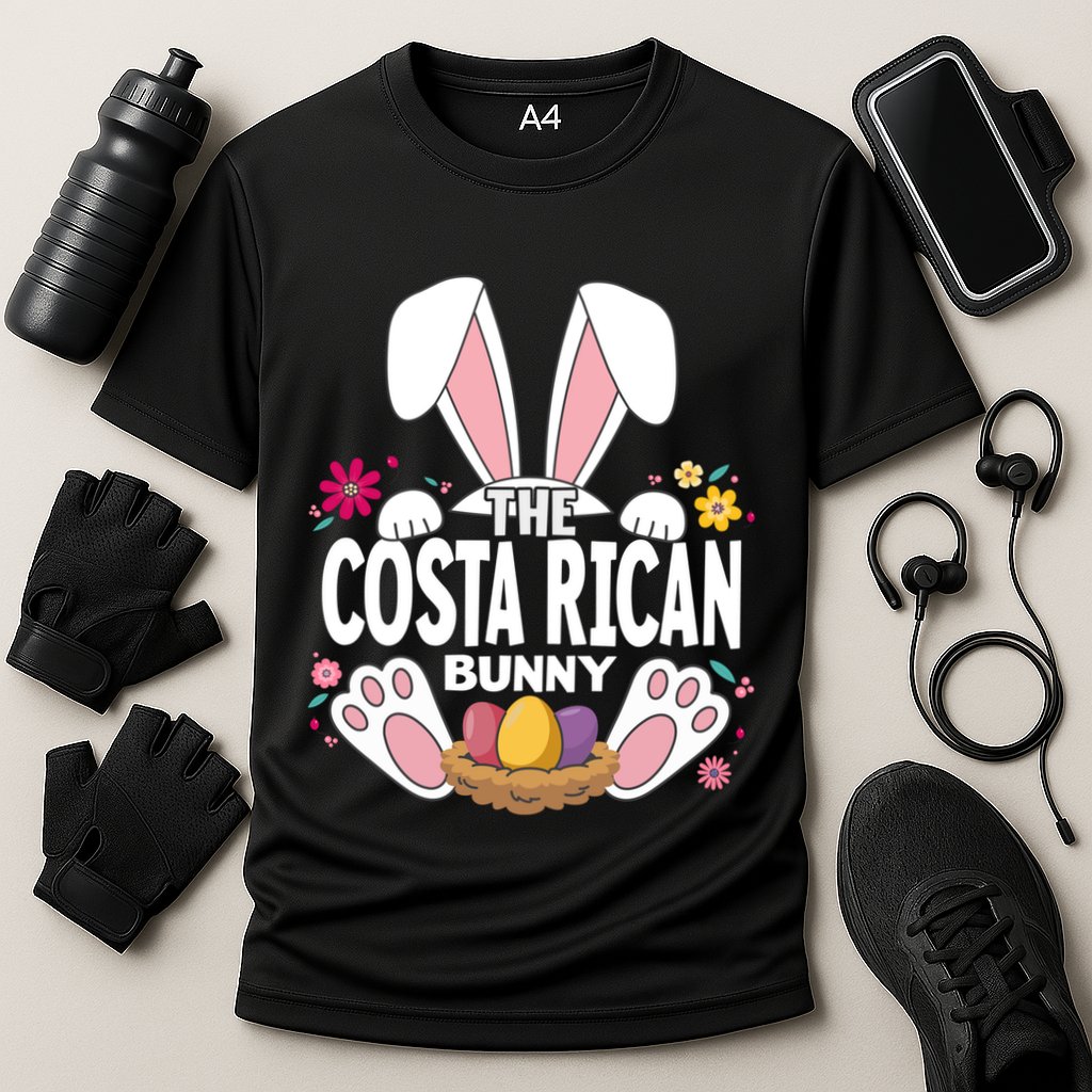 Matching Easter The Costa Rican Bunny Family Great Gift Cooling Performance Crew T-Shirt